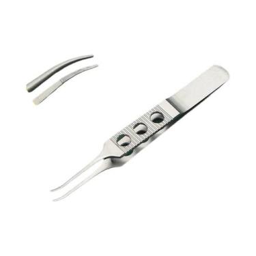 Imagem de Pinça Oftálmica De Aço Inoxidável Com Liga De Titânio E Dentes, Pinça 