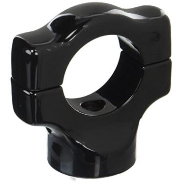 Imagem de Kuryakyn Acessório de motocicleta 3117: braçadeira de suporte de placa de licença de montagem lateral para motocicletas Harley-Davidson Softail 2008-17, preto brilhante