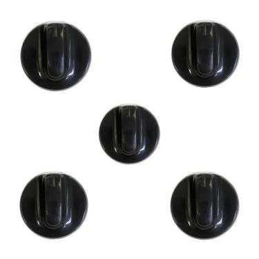 Imagem de Botão Para Fogão Electrolux Celebration Com 5 Pcs Preto