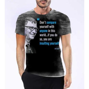 Imagem de Camisa Camiseta Bill Gates Magnata Milionário Vencedor Hd 4 - Estilo K