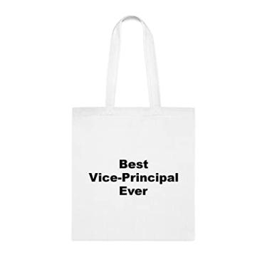 Imagem de Bolsa Sacola Vice Principal, Best Vice Principal Ever Tote Bag, Vice-Principal, Vice Principal, Bolsa de Ombro Vice Principal, Bolsas Reutilizáveis, Vice Principal, Ideia de Presente