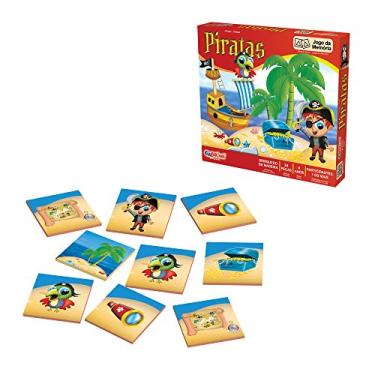 Imagem de Memória Piratas 24 Peças em Madeira a Partir de 4 Anos Ciabrink