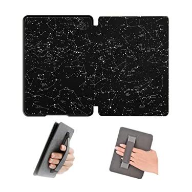 Imagem de Capa de 15 cm com alça de mão para Kindle Paperwhite 5º 6º 7º antes de 2018, modelo EY21 e DP75SDI, capa à prova d'água com hibernação automática