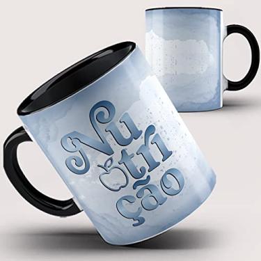 Imagem de Caneca preta Nutrição Nutricionista 10ia