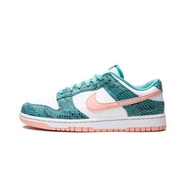 Imagem de Nike Mens Dunk Low DR8577 300 Snakeskin Washed Teal Bleached Coral - Size 7