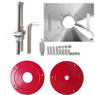Imagem de Tingpai Multifuncional de Liga de Alumínio Router Table Insert Trimmer Placa Máquina de G vu Fer menta Bancada De Madei