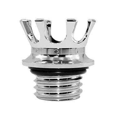 Imagem de Tampa de tanque de combustível King Crown para tanque de combustível de motocicleta coroa