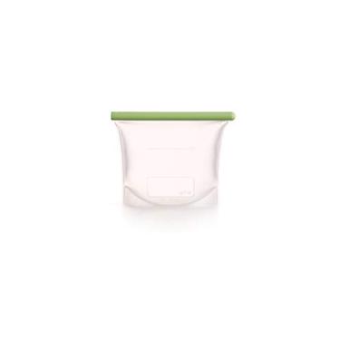 Imagem de Lekue, 1500 ml/6,35 xícaras de silicone reutilizável para armazenamento hermético de alimentos e cozimento Sous Vide, Frost, 34 fl oz/ 4 cups, 1