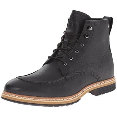 Imagem de Timberland Bota masculina West Haven Moc-Toe 15 cm impermeável, Neblina preta, 8