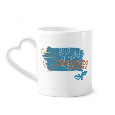 Imagem de Suculentas de cacto, caneca de cerâmica para café, copo de coração de vidro