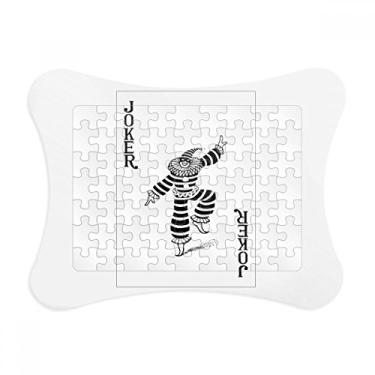 Imagem de Black Coringa Baralho Padrão Quebra-cabeça Moldura Decoração de Imagem Enfeites