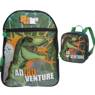 Imagem de Kit Mochila Escolar Pacific de Dinossauro 998-Masculino