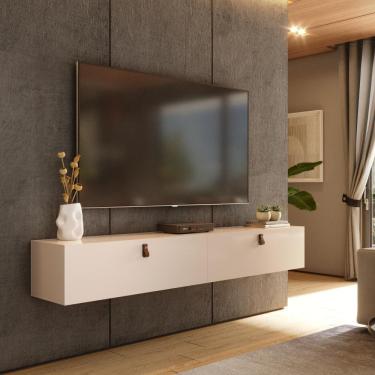 Imagem de Rack Suspenso para Tv até 70 Polegadas 2 Portas Grécia 180cm