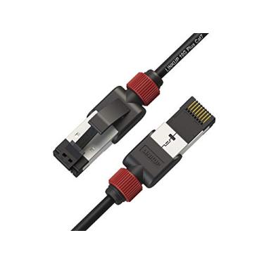Imagem de LINKUP - [Testado com Versiv CableAnalyzer] Cabo Ethernet Cat7 - 1 FT (pacote com 6) 10G RJ45 S/FTP blindado duplo | Jogo de roteador de switch LAN de Internet de rede | Alta velocidade | 30AWG Preto