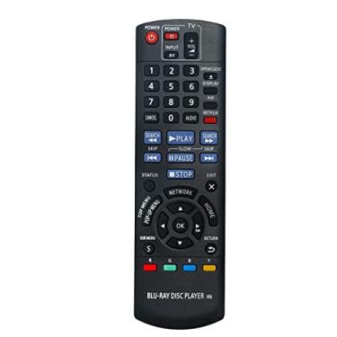Imagem de GHUST Substituição de controle remoto N2QAYB000575 IR6 para leitor de DVD Panasonic Blu-ray Disc DMP-BD75 DMP-BD755P DMP-BD75P DMP-BD75PC DMPBD75 DMPBD75PC