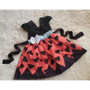 Imagem de Vestido Menina Infantil Simples Temático Pedrita - AUREA, P