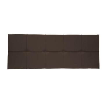 Imagem de Painel Cabeceira De Casal Super King 195cm Para Cama Box Nina Suede Ma