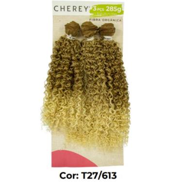 Imagem de Cabelo Golvo Bundles Organico Cacheado Curto Cherey Entrelac - bbless,