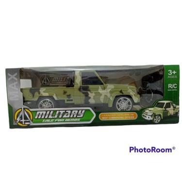 Imagem de Brinquedo Caminhonete Militar Exército Controle Remoto (verde) - Toy K