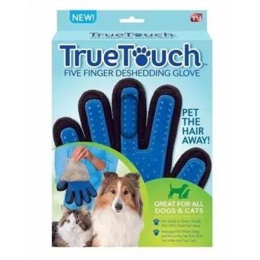 Imagem de Luva Tira Pelos True Touch Nano Magnética Pets Cães Gatos