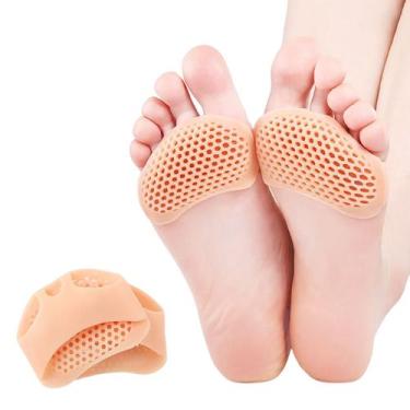 Imagem de Palmilha silicone proteção anti calos conforto salto alto - SWG, BEGE,