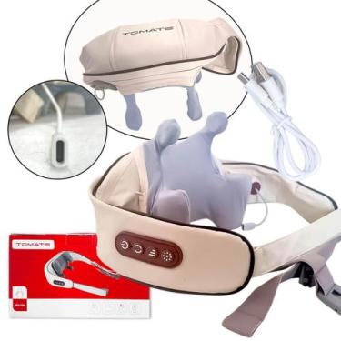 Imagem de Massageador Elétrico Shiatsu Ombro e Pescoço 5D com Compressa Quente R