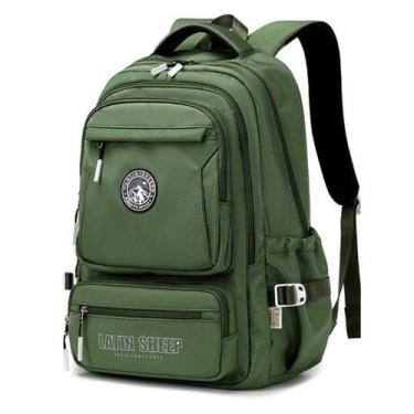 Imagem de Mochila Escolar Notebook Impermeável Espaçosa Grande Unissex - LF PRES