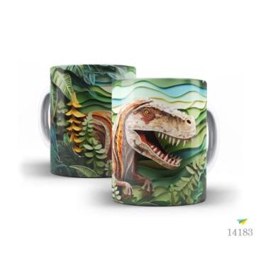 Imagem de Caneca dinossauros 3D 20 - LiveSub