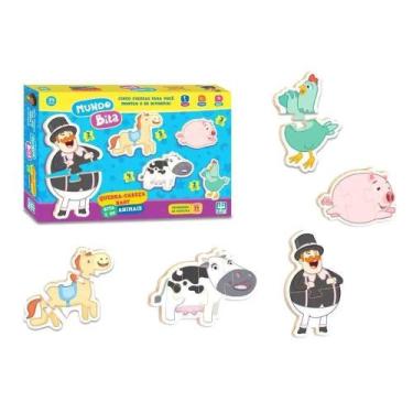 Imagem de Quebra Cabeça Baby Mundo Bita 14 Peças - Nig Brinquedos