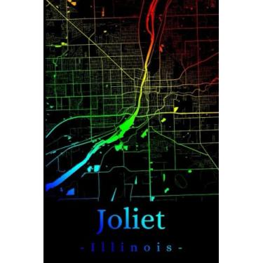 Imagem de Joliet Illinois: Your city, your region, your home! | Composition Notebook 6x9 plaid 120 pages
