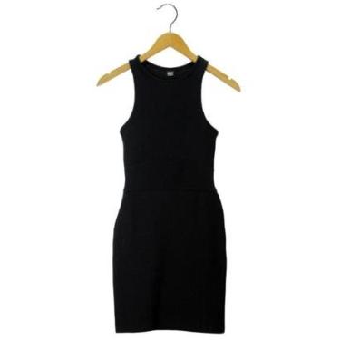 Imagem de Vestido Colcci Justo Acinturado Preto Feminino-Feminino