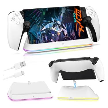 Imagem de Base Suporte Carregador Dock Stand Para PS Portal,PS Portal Carregador Portátil com Cabo Tipo C