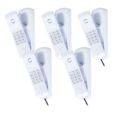 Imagem de Telefone Com Fio TC 20 Cinza Ártico Intelbras - 5 Unidades
