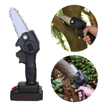 Imagem de Motosserra Elétrica Ferramenta Jardinagem Litio recarregável Bivolt - 