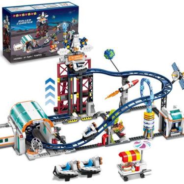 Imagem de Brinquedo de construção HOGOKIDS Space Roller Coaster 926 unidades de 