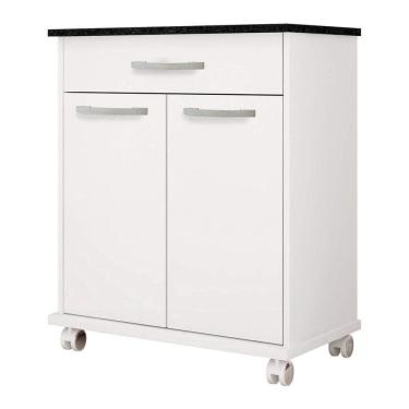 Imagem de Balcão De Cozinha 2 Portas 1 Gaveta Girassol Kaiki Móveis