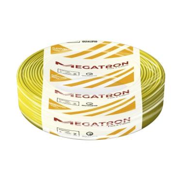 Imagem de Cabo Flexível Megatron 2,5MMx100M Rolo 750V Amarelo