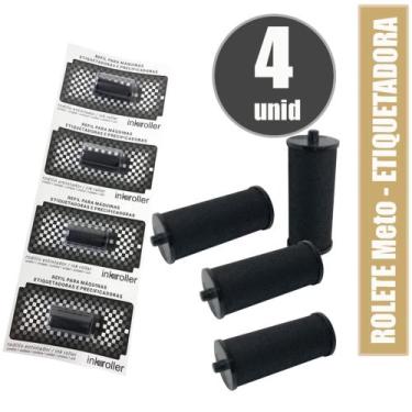 Imagem de Roletes 04 unid, refil, tinteiro para máquina de preço, etiquetadora, 