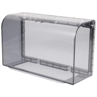 Imagem de Cabilock Protetor De Tomada À Prova D'Água, Reforçado, Dupla Posição, Estilo Adesivo, Intempéries Para Banheiro, Cozinha, Uso Externo, Com Trava, Preto, 7,95 X 4,76 2,95 Pol.