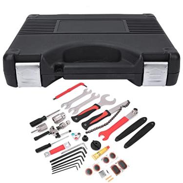 Imagem de Kit de ferramentas de reparo profissional de bicicleta de bicicleta de manutenção de bicicletas multifuncionais com alavanca de pneu da chave de porca de corrente para a montanha