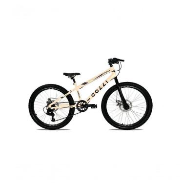 Imagem de Bicicleta Colli Airon Aro 24 Com Freio A Disco 7v Bege