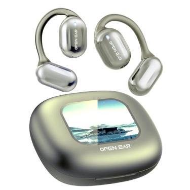 Imagem de Fones de ouvido abertos, Bluetooth 5.3 Wireless Earbuds, Condução de ar Indolor para usar 17 horas de operação contínua IPX5 Waterproof para Esportes e Atividades ao Ar Livre AC210 -Preto