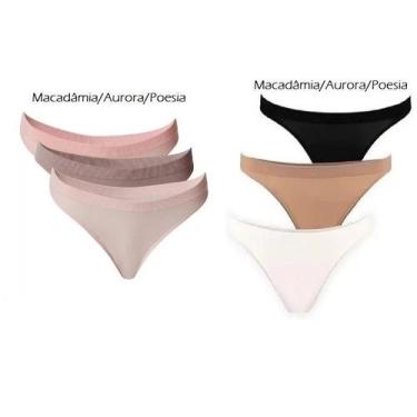 Imagem de Kit C/6 Calcinha Tanga Trifil Ref.4403, Sortido, GG