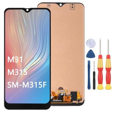 Imagem de SiuVorZhi Tela LCD compatível com Samsung Galaxy M31 M315 SM-M315F M315F/DF Display LCD Touch Screen Assembly Peças de reposição com ferramentas.