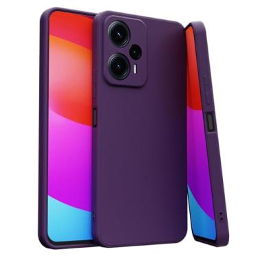 Imagem de Capa Case Compatível Xiaomi POCO F5 Silicone Aveludada [ROXO DARK]
