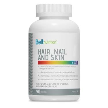 Imagem de Belt hair nail and skin plus 90caps belt nutrition