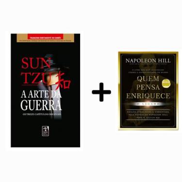 Imagem de Kit Livros físico, A Arte da Guerra, Sun Tzu + Quem Pensa Enriquece, o