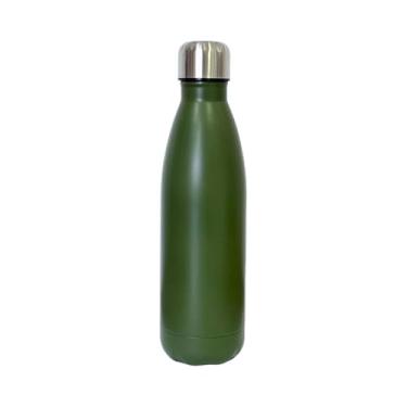 Imagem de Garrafa Térmica Classic com Tampa em Inox 500ml (Verde Militar)