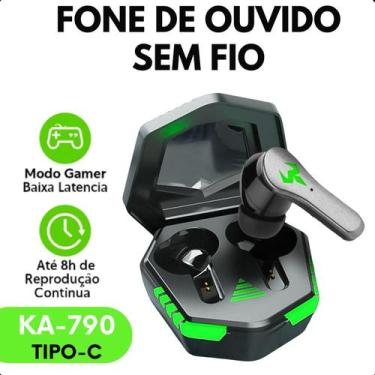 Imagem de Fone Bluetooth Gamer para Celulares com Som Premium e LED Personalizáv