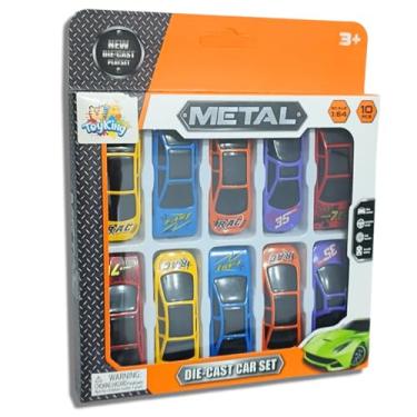 Imagem de 10 Cartela Carrinhos Carro Miniatura Hot Corrida Brinquedo